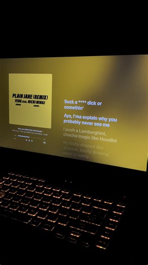 Plain Jane - Nicki Minaj | part 477 #nickiminaj #music #lyricalvideo #applemusic #fyp