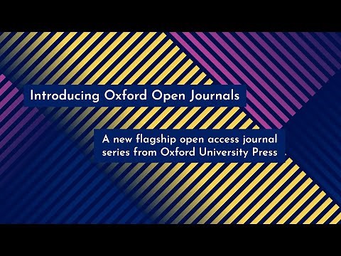 Introducing Oxford Open Journals