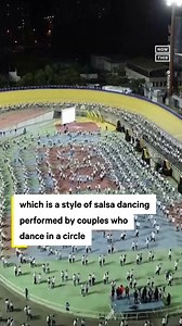 37K views · 228 reactions | ‘The truth is that it’s an indescribable feeling to participate in such an event in Venezuela’ — 2,000+ Venezuelans gathered to salsa dance in an attempt to break a world record | NowThis | Facebook