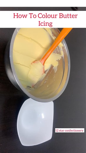 5.5K views · 169 reactions | How To color your butter icing. # butter icing #buttericing | 12StarConfectionery | Facebook