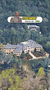 Steve Harvey's Hiusein Atlanta worth $15M #steveharvey #steveharveyshow #celebrity #house #Home | Real Estate of Stars