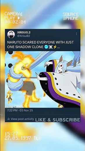 SHADOW CLONE FEAR ☠️...