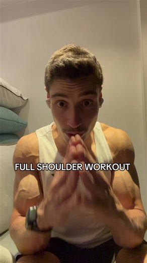 Full guide for bowling ball shoulders… Dm coach for 1:1 coaching… #salamalifts #gymtok #shoulders #lateralraise #reardelts