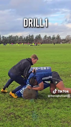 Coaching Day drill for Rucking #therugbytrainer #rugby #rugbytok