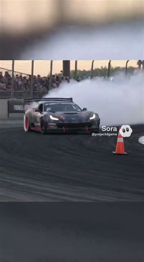2017 Formula Drift #357 Chevrolet Corvette Z06 doing that the best trip moments in a formula drift