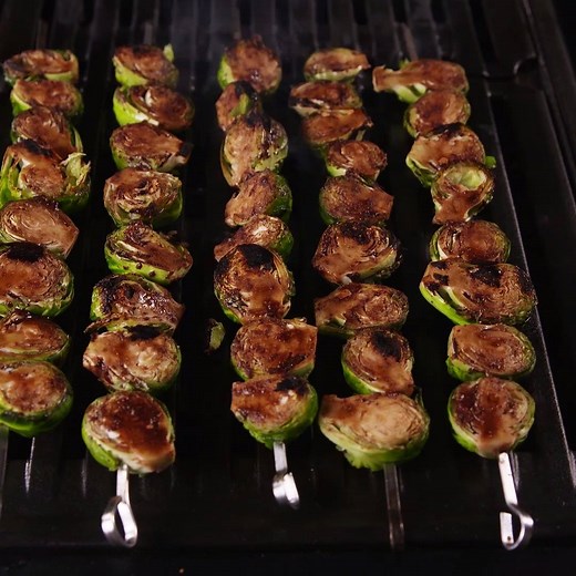 Grilled Balsamic Brussels Sprouts >>> EVERYTHING. Full recipe: http://dlsh.it/XdOnWN0 | Delish