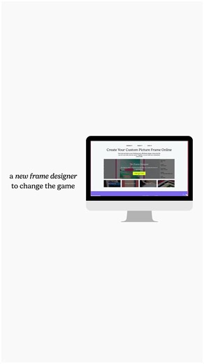 Encuentra el marco perfecto con Frame Designer