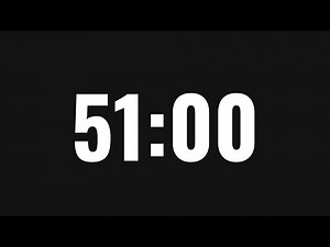 51 MINUTES TIMER ~ TIMER COUNTDOWN TIMER