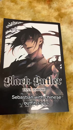Stunning Sebastian Michaelis Black Butler Chinese Outfit