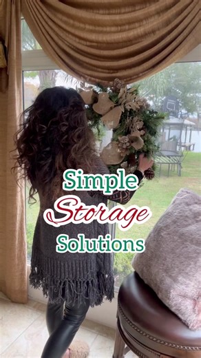 🎄 Holiday Storage Solutions This is one hack worth saving! Grab a gift wrap storage container to secure those holiday stems from bending or breaking. Made of ultra-durable polyethylene this container is tear, water, fade, and moisture resistant. Slender and slim for easy storage on deep shelves, narrow spaces, against walls, and under beds. DM for details. #bethanyscasa #christmas #storagesolution #storeageideas #packinghack #christmashacks #amazondeal #amazonmusthaves #homehack #christmasstora