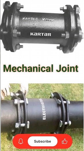 Mechanical joint in Ductile Iron Pipe @Civil_Guruji #construction #jjm #viralshorts