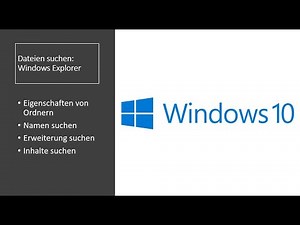 Windows Explorer: Dateien suchen