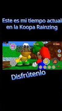 Mi tiempo actual en la carrera contra el koopa #mario #speedrun #carreras