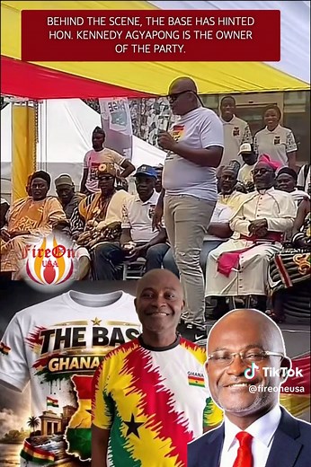 Hon. Kennedy Agyapong Hinted as Owner of The Base Movement