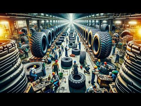 Inside Tire Factory: The Billion-Dollar Process of Making NEW Tires from OLD Ones