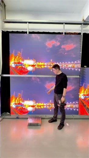 Vacuum Out, Tap, Install — LED Module in Seconds. #yuchip #ledmodule #ledvideowall #leddisplay