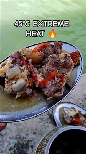 45°C Extreme Heat Cooking in Kandahar 🇦🇫🔥 | Afghan Village Rosh & Road Trip