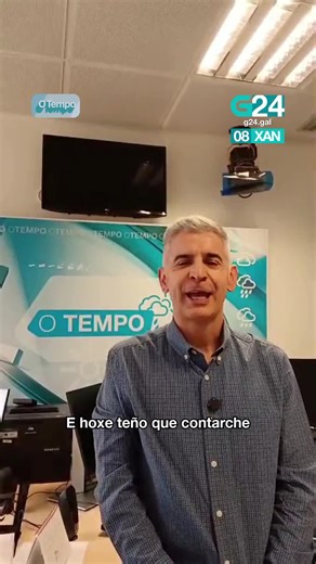 ☔ XOVES 08/01 Moita chuvia, sobre todo pola tarde Toda a información, en G24.gal e G24play.gal #Galicia #noticias #galego