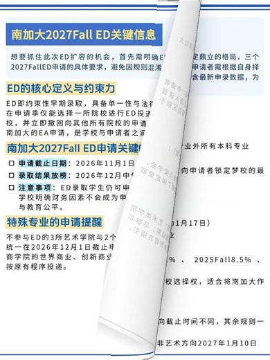 2027Fall美本申请重磅｜南加州大学ED申请大范围扩容，西海岸名校抢人战升级#留学申请指南 #留学那些事 #升學 #熱門 #分享 #招生学习