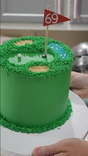 Simple Golf Cake Design!