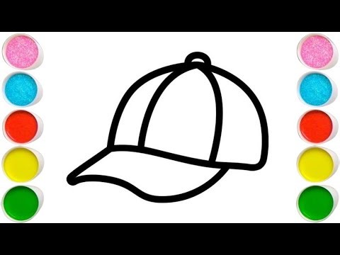 How to draw a Cap easy step by step for kids and beginners ‪@Izamnaart1‬