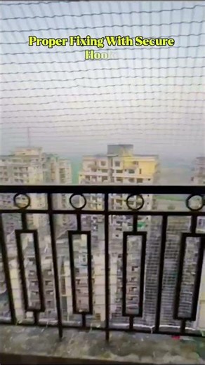 14th Floor Par Bina Chhajja Ke Nylon Net Installation | Taper Method | Sonipat