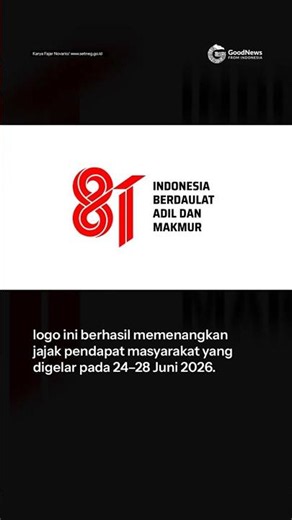 RESMI! Inilah Logo HUT RI ke 81 Tahun 2026