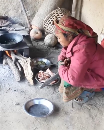 1.1M views · 9.4K reactions | Cooking pork meat and vegetables in the village Rural village | Traditional Life TV | Facebook