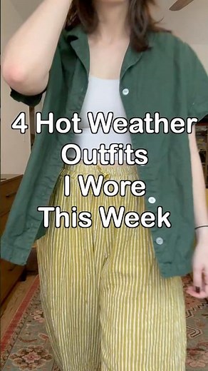 4 Hot Weather Outfits I Wore This Week #ootd #summeroutfits #summerfashion