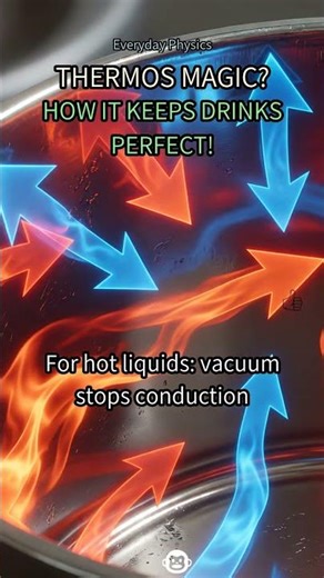 20. Thermos Magic? 🤯 The UNBELIEVABLE Science Keeping Your Drinks PERFECT! 🔥🧊 #thermos #vacuumf