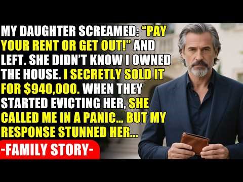 My Daughter Screamed “Pay The Rent Or Get Out!”. But A Week Later, I Sold The House And...