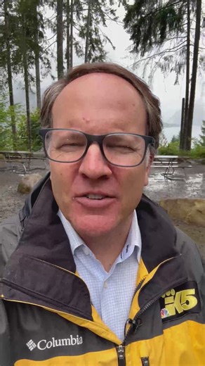 Rain helps wildfire near Lake Cushman