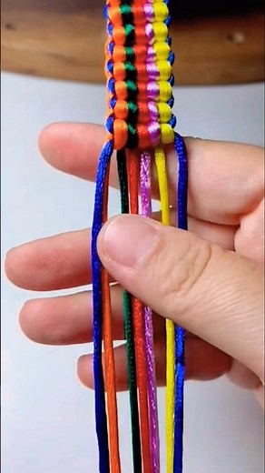 Easy 6-Color Friendship Bracelet Tutorial | #crochet #knitting #art ‪@GharKiBunai‬