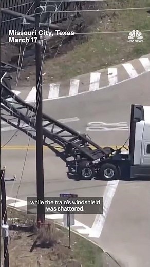 Amtrak train carrying more than 100 people collides with 18-wheeler in Texas