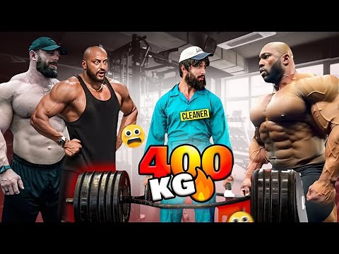 BODYBUILDER Watches in Shock as Cleaner Pulls 400KG Deadlift 💪🔥 | Anatoly Gym Pranks