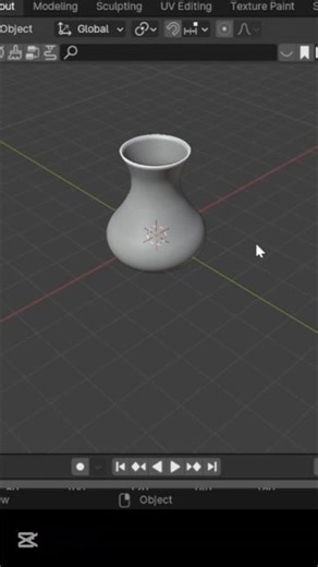 blender low poly 3D modelling short tutorial