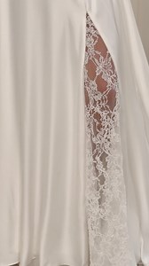 Chic. Confident. Unapologetically romantic. 💫 The WARD gown redefines modern romance — sleek, minimalist lines enhanced with couture-inspired detail. Designed to turn heads, made to feel unforgettable. Discover it at your nearest bridal boutique 💕 | Madi Lane Bridal