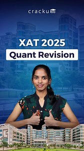 XAT 2025 Quant Revision The final week for XAT 2025 is here, and Revision for quant can feel overwhelming, but don’t worry, we've got you covered with this mega revision marathon!" In this video, we'll focus on previous year questions from key topics like Arithmetic, Algebra, and Geometry. These PYQs are your secret weapon—they help you understand the question types, identify key concepts, and improve your speed and accuracy." By solving these, you'll get a clear idea of what to expect in the ex