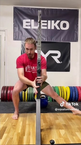 The cossack squat is excellent for hip mobility & strength! #fitness #fit #fittok #gym #workout