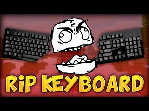 HILARIOUS RIP KEYBOARD (Minecraft Brand New Custom RAGE XRUN)