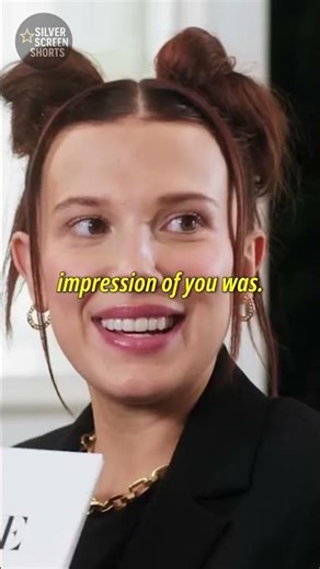 Millie Bobby Brown Did NOT Expect Noah’s Answer 😂 #shorts