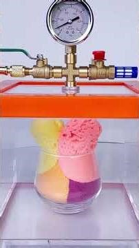 Vacuuming Molding Magic Clay | Crazy Science Shorts #DIY #Experiment #scienceexperiment #shorts