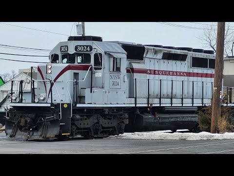 Susquehanna Silver & CSX River Line Action in Ridgefield Park, NJ