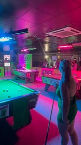 65K views · 283 reactions |  Kicking off Lola’s Pool Party in style with a Speed Pool showdown between the ultimate pool power couple – Jon McAllister vs Danielle Randle! 略Let’s see who runs the table faster… and who’s sleeping on the couch tonight! Let the games begin!  #LolasPoolParty #SpeedPoolShowdown #CouplesThatCompete | Room 21 | Facebook