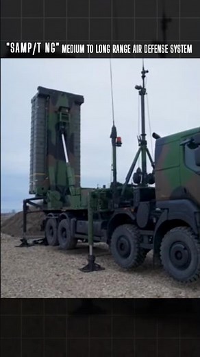 "SAMP/T NG" MEDIUM TO LONG RANGE AIR DEFENSE SYSTEM #shorts