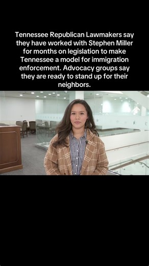 Tennessee’s legislative session begins Tuesday and Republican Lawmakers say they have worked with Stephen Miller for months on legislation to make Tennessee a model for immigration enforcement. Advocacy groups say they are ready to stand up for their neighbors. #news #tennessee #immigration #stephenmiller #ICE