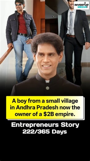 INVESTUPMEDIA on Instagram: "A boy who once chased buses in a small Andhra village now runs a 2 billion dollar empire. Adityaram’s journey is a reminder that big dreams don’t need a rich background. They need belief, consistency, and relentless effort. From a farming family to engineering college in Chennai, from doing small jobs to spending nights learning business in Guindy Library, he always knew he wasn’t meant to be an employee. With his small savings, he launched a real estate company in a