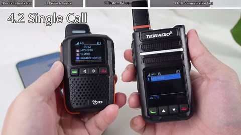 TIDRADIO TD-G100 Compatible with TD-M15 Global Rapid Walkie Talkies, POC Radio 4G LTE Unlimited Range 6000 Miles, Nationwide PTT Two Way Radio Electronics-3 Pack with sim Card for Adults