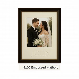 Custom Embossed Matboard – Personalized Picture Mat | Wedding Keepsake | Anniversary Gift | Luxury Photo Display | Custom Framing Insert - Etsy