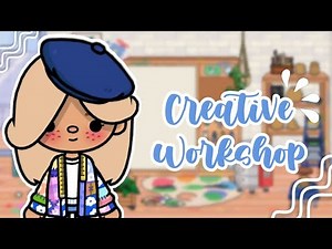 Creative Workshop🖼🌿 [aesthetic design] Toca Life World🌏